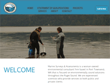 Tablet Screenshot of marinesurveysandassessments.com